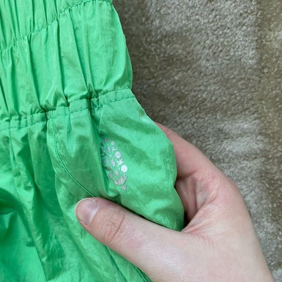 Free People Movement The Way Home Bright Green Shorts - Picture 3 of 7